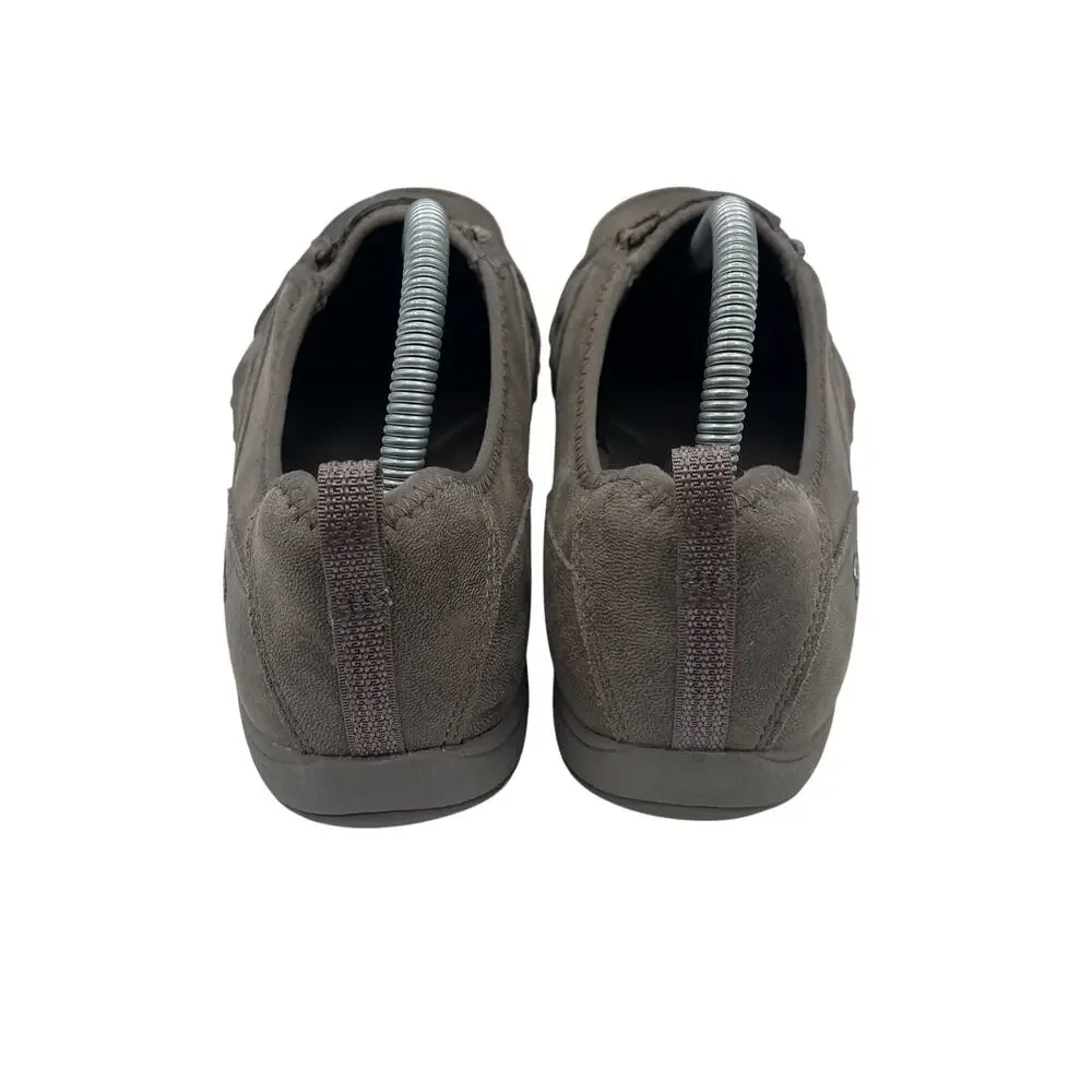 Skechers Breathe Easy Days End Dark Taupe Walking Shoes Slip On Womens 10
